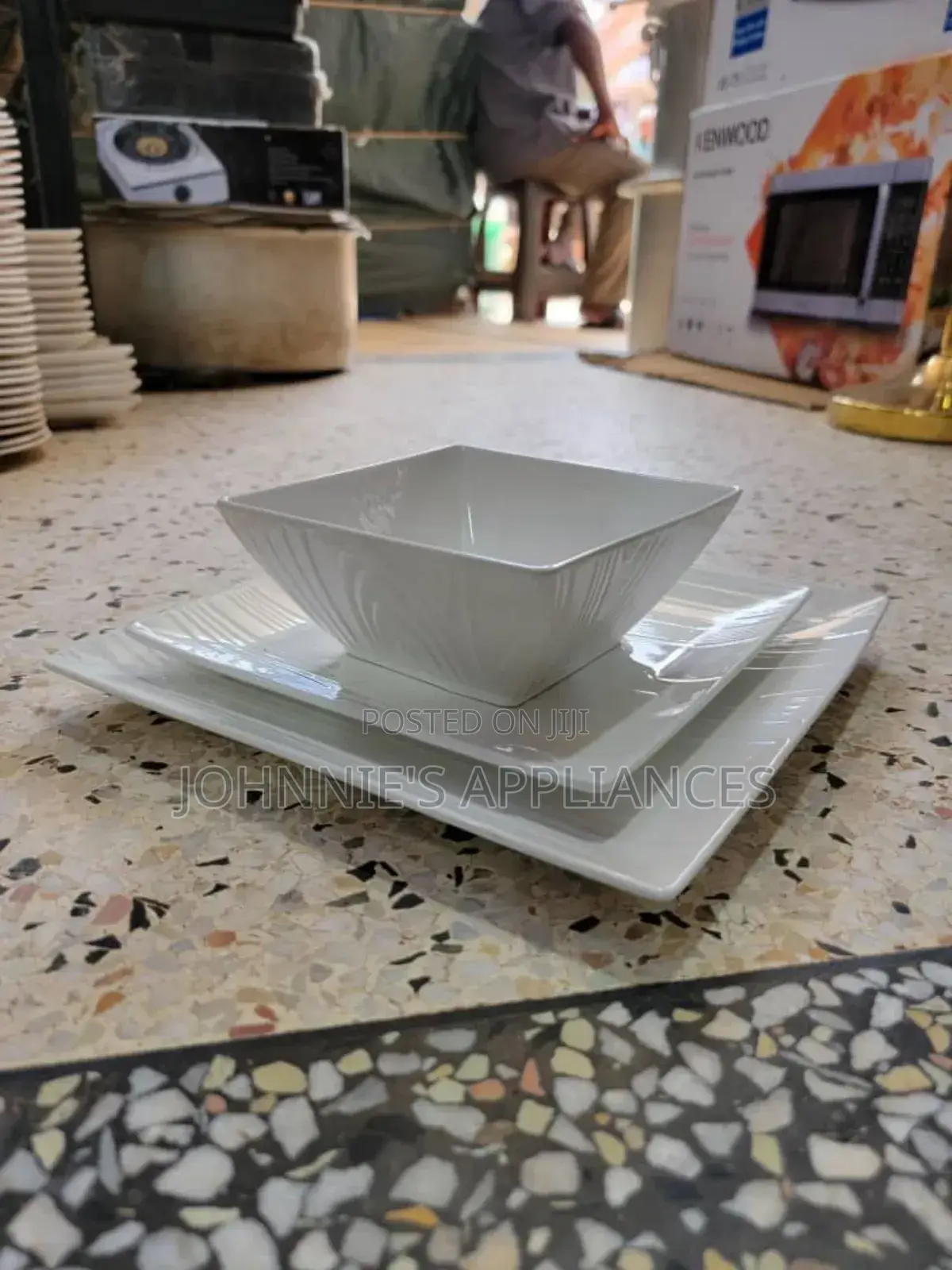 Square Ceramic Dinner Sets 18pics