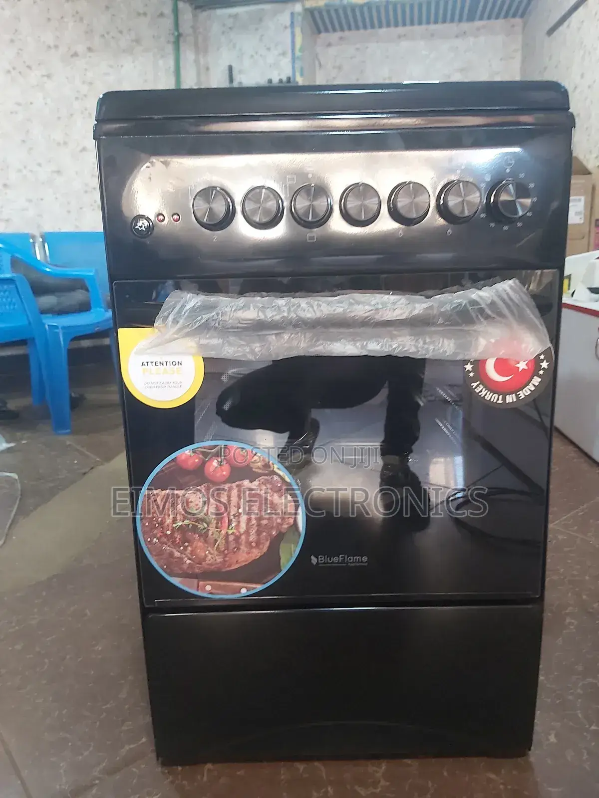 2+2 Gas Cooker Blue Frame