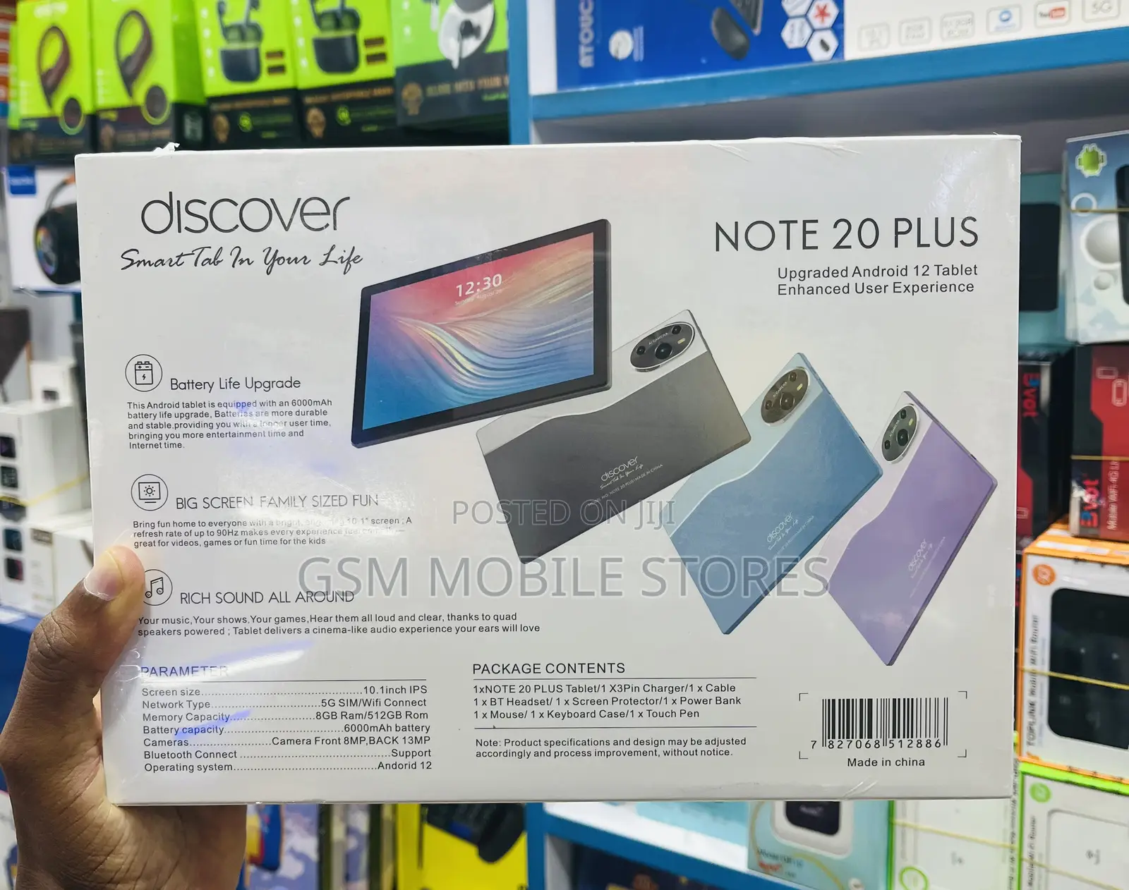 New Discover Note 19 Plus 512 GB Blue