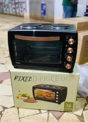 38 Litres Pixel Oven With Hotplates.