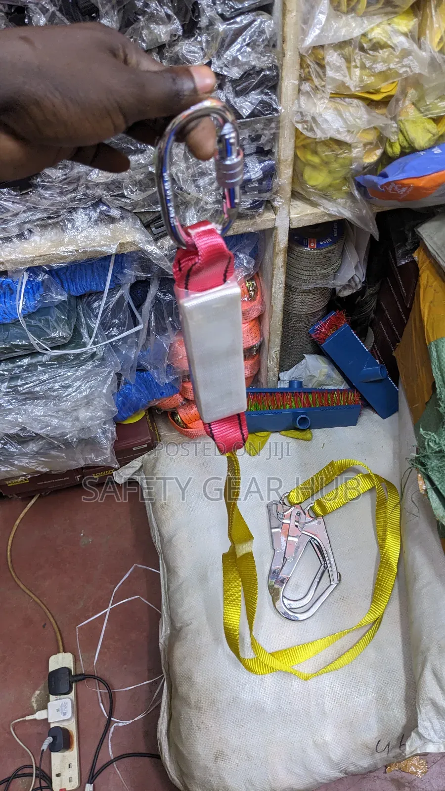 Safety Lanyard Double Hook
