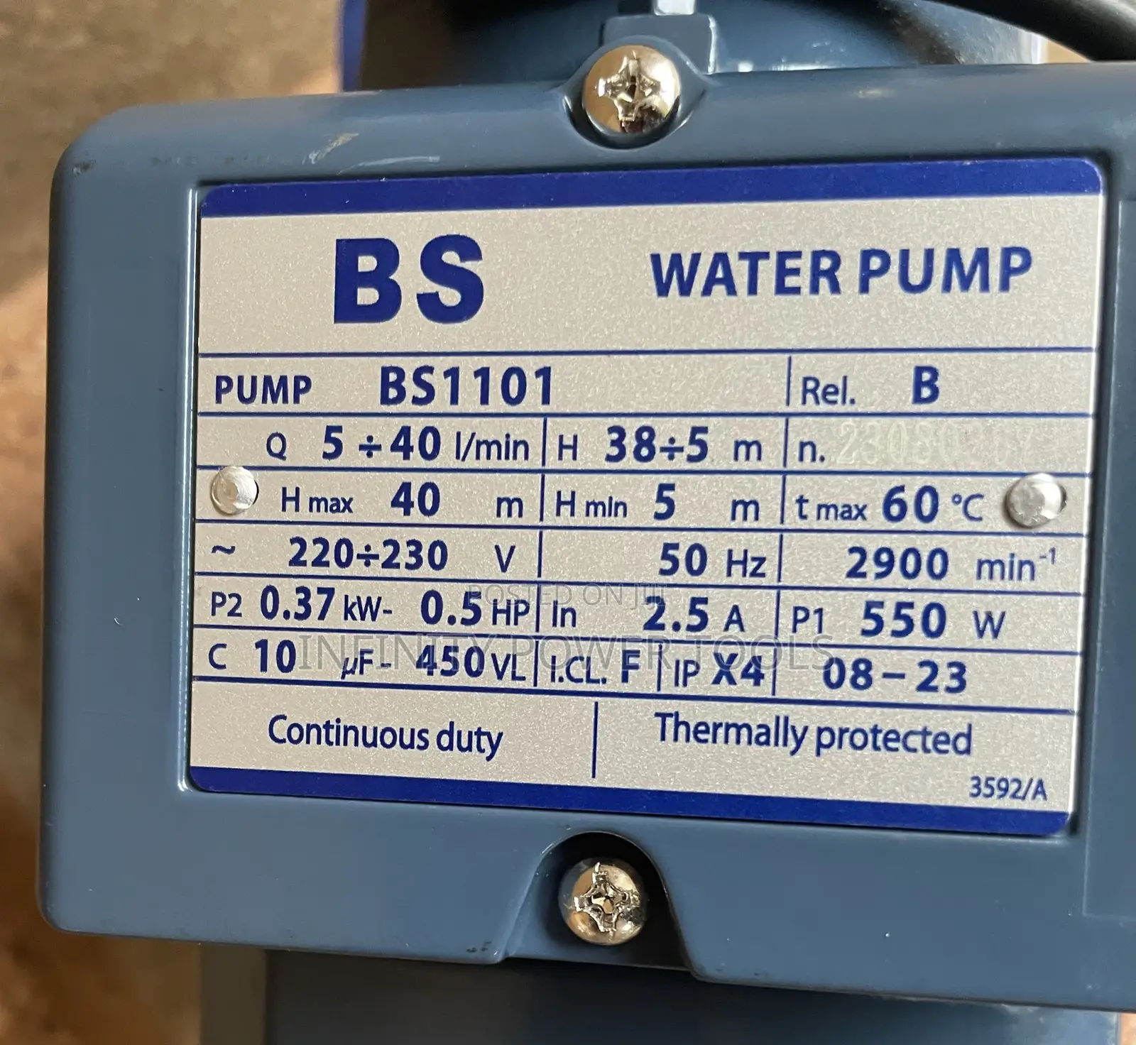 Electric Water Pump BS1101