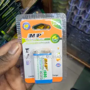 M.P Rechargeable 9v 680amh