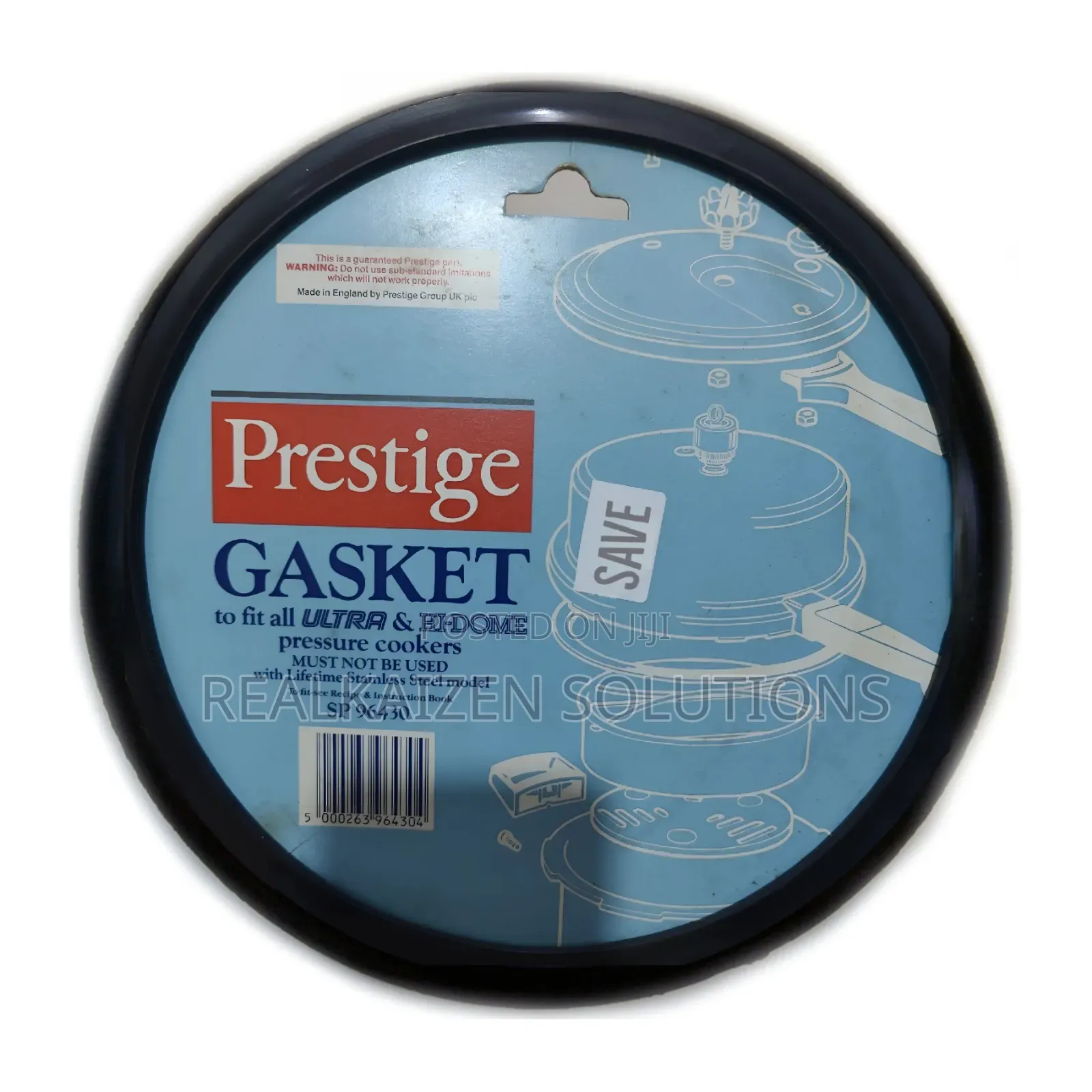 UK PRESTIGE Aluminium Pressure Cooker Aluminium Gasket