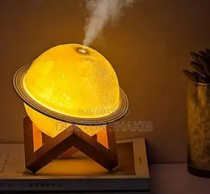 3D Aroma Air Humidifier With Led Moon