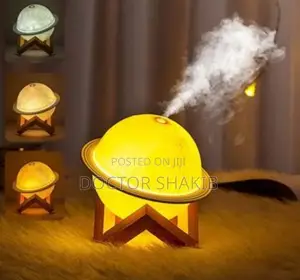 3D Aroma Air Humidifier With Led Moon