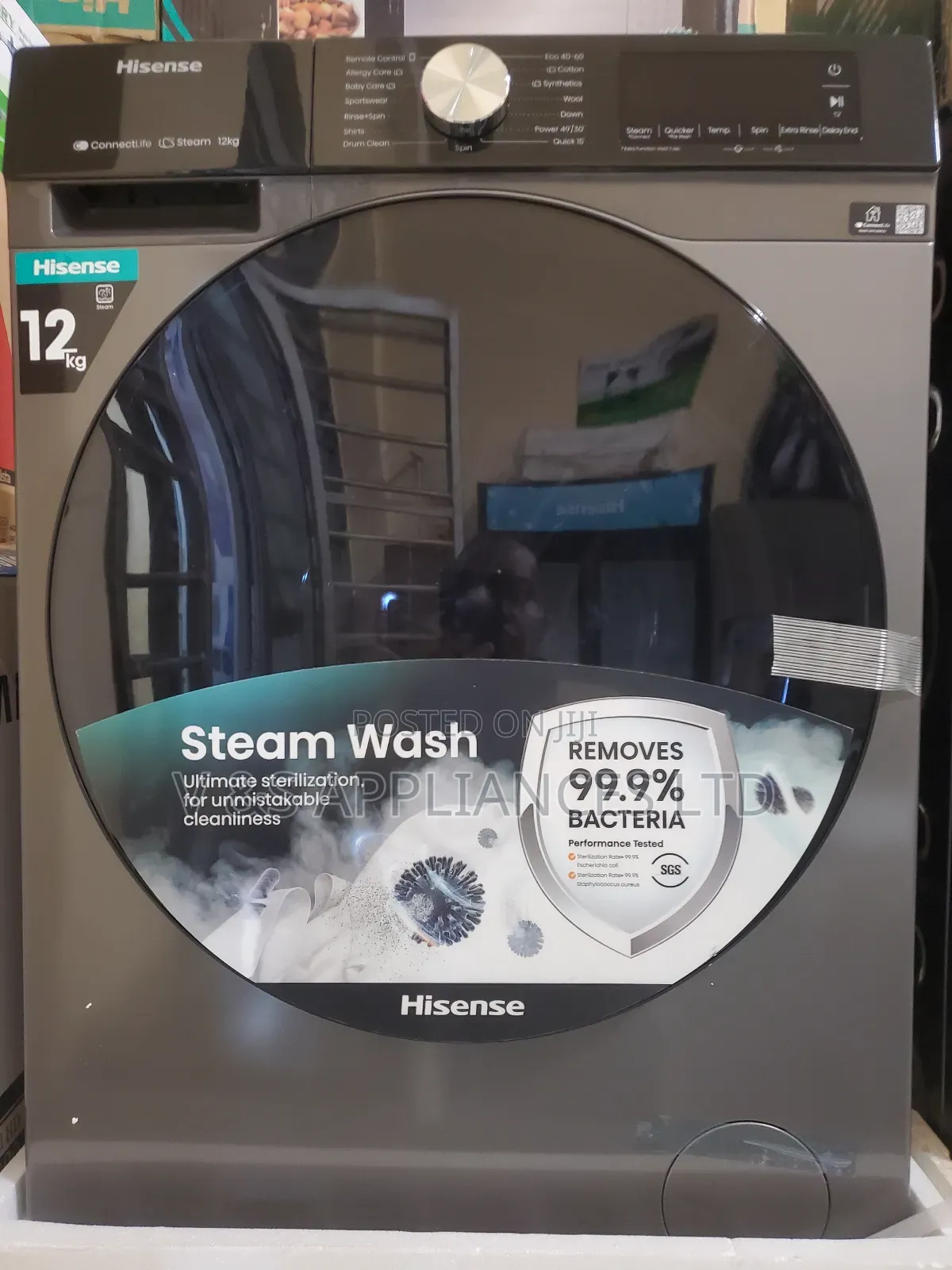 12kg Washing Machine Hisense Front Loader