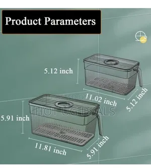 1piece Food Storage Container Refrigerator Organizer Box