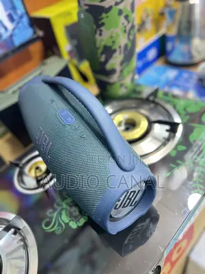 Gray JBL Boom Box 3 RGB