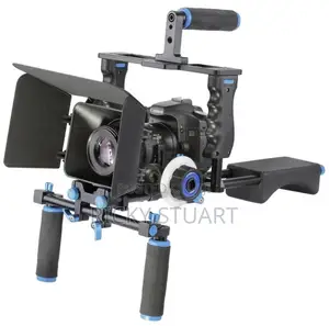 Camera Rig Cage Kit With Shoulder Mount Cage Stabilizer Kit