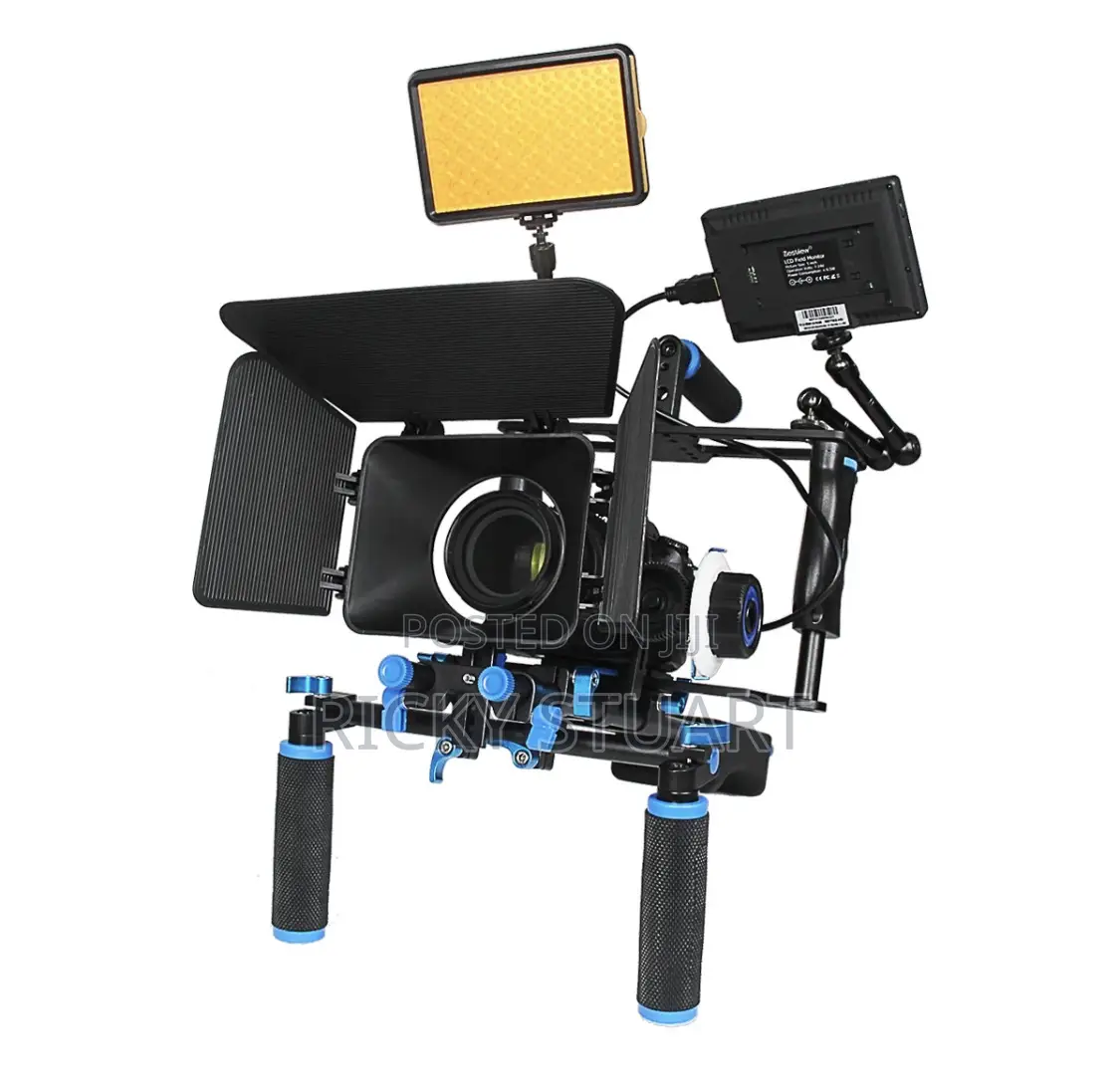 Camera Rig Cage Kit With Shoulder Mount Cage Stabilizer Kit