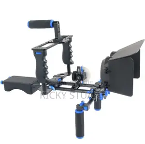 Camera Rig Cage Kit With Shoulder Mount Cage Stabilizer Kit