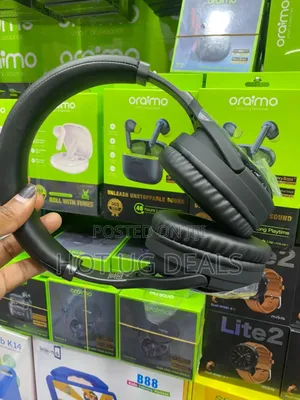 Oraimo Wireless Bluetooth Extra Bass Headphone - Black