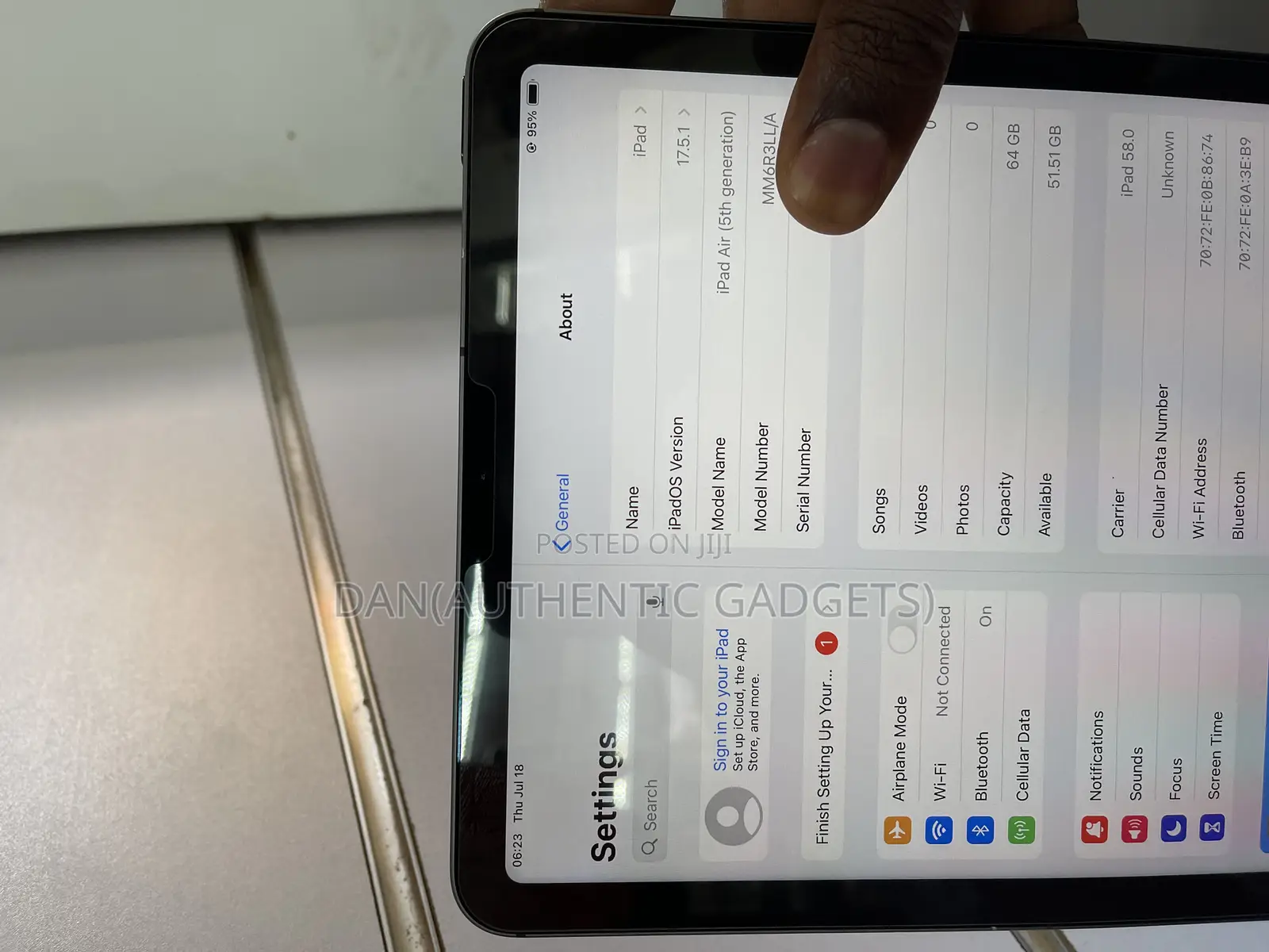 Apple iPad Air 11 (2024) 64 GB Gray