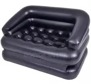 New Relax Black Air Bed 1 Sofa