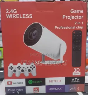 2 in 1 Portable Projector HD Gaming Console