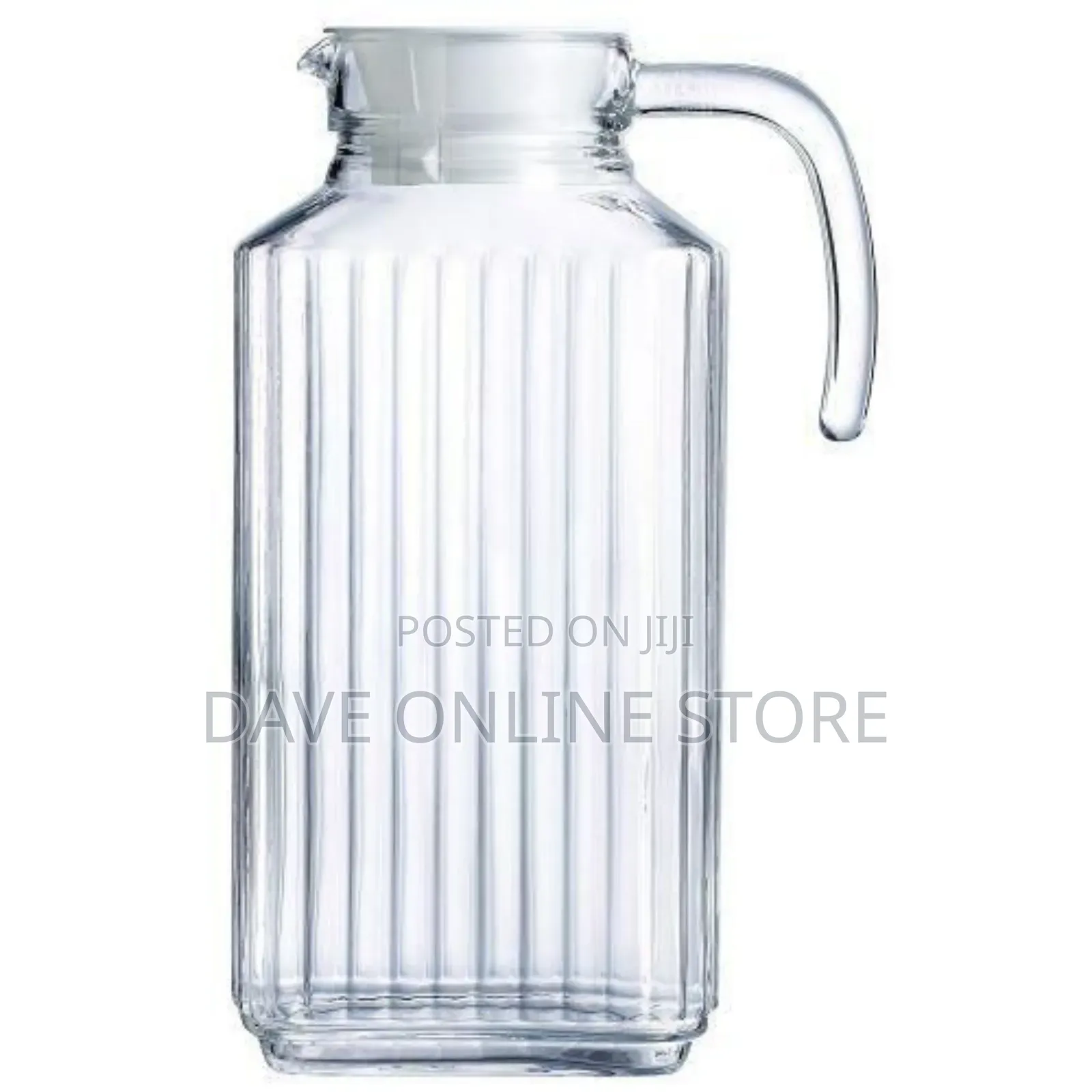 Luminarc 1.5litre Lined Glass Juice/Water Jug-Colorless