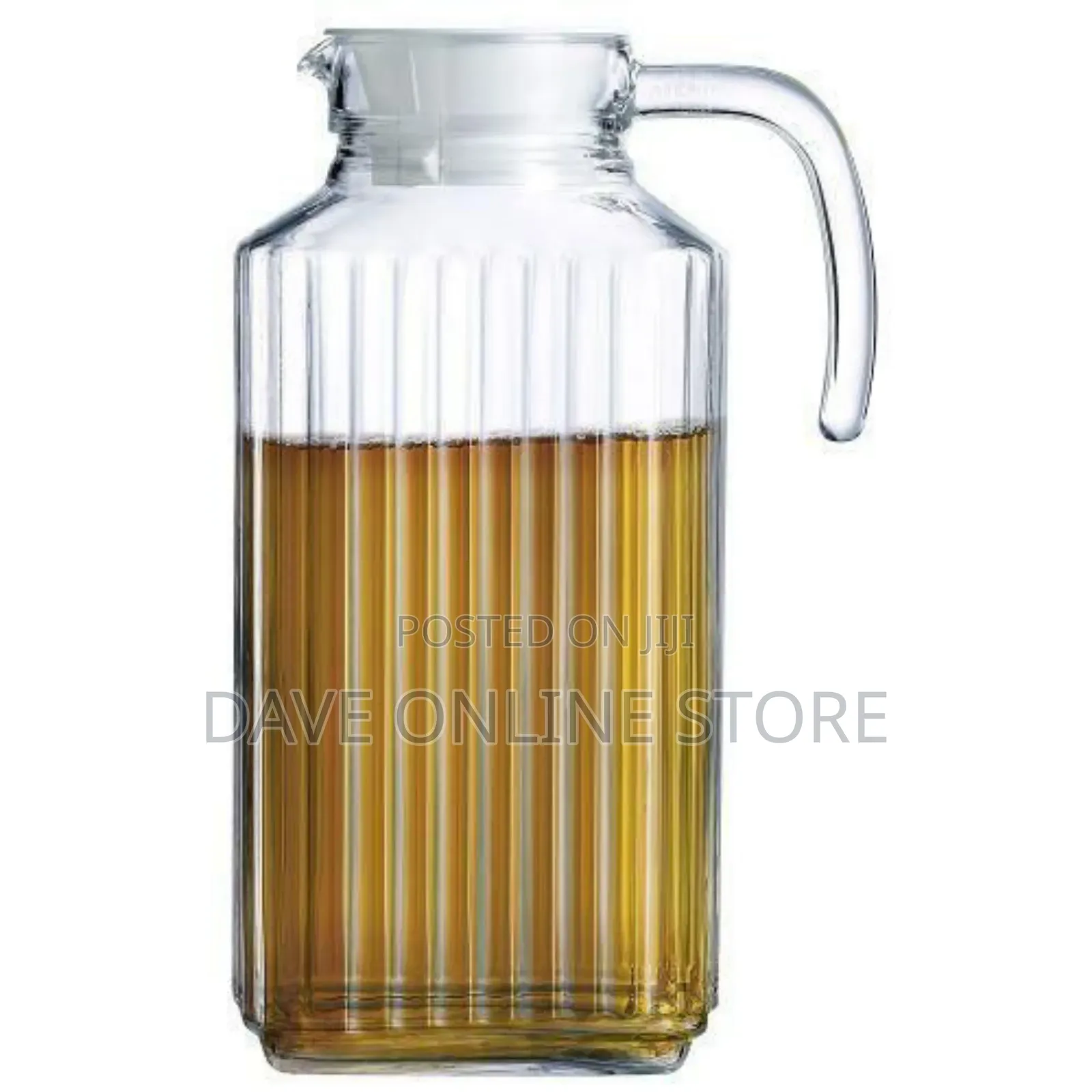 Luminarc 1.5litre Lined Glass Juice/Water Jug-Colorless