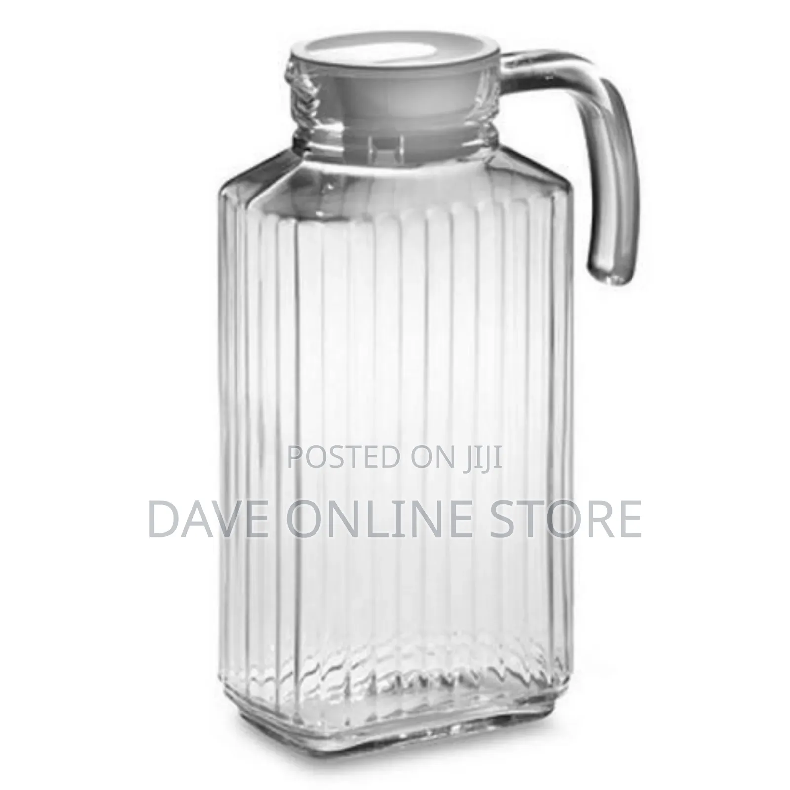 Luminarc 1.5litre Lined Glass Juice/Water Jug-Colorless