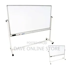Whiteboard (90cmx120cm) With a Stand Plus Marker Eraser