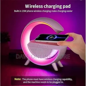 5-in-1 Bluetooth Speaker, Wireless Phone Charge, FM Radio,