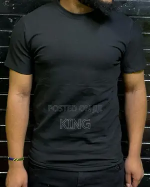 Tshirt White Plain and Black