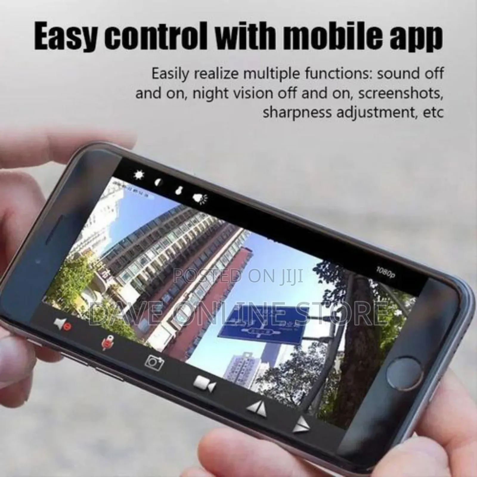 Compact Wireless Surveillance Camera for Home Security