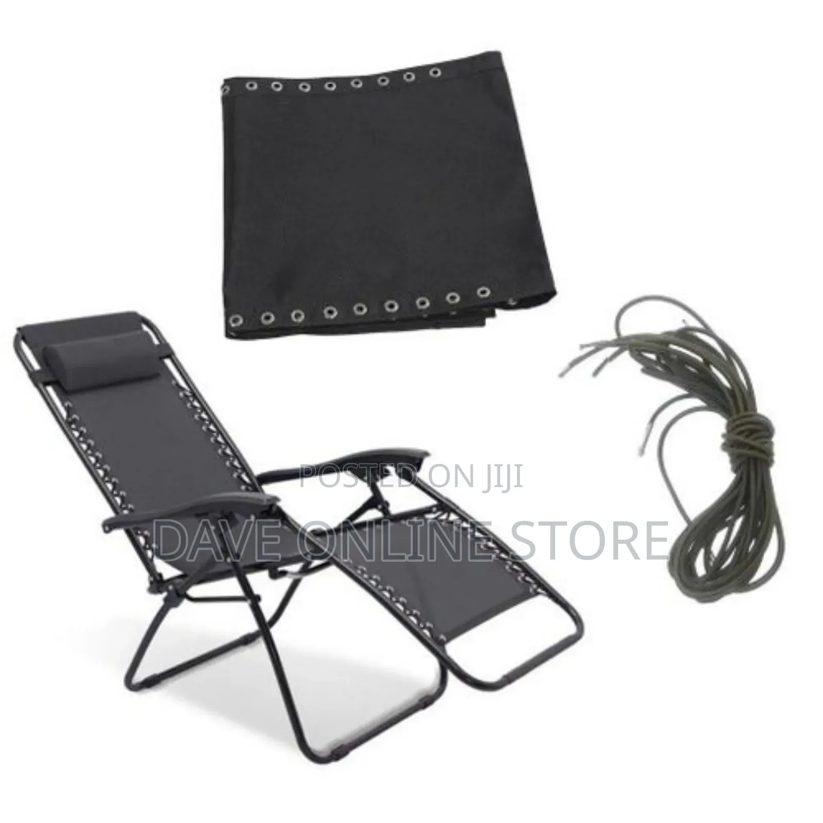 Outdoor Zero Gravity Lounge Chair With Ready Made Pouch Hole