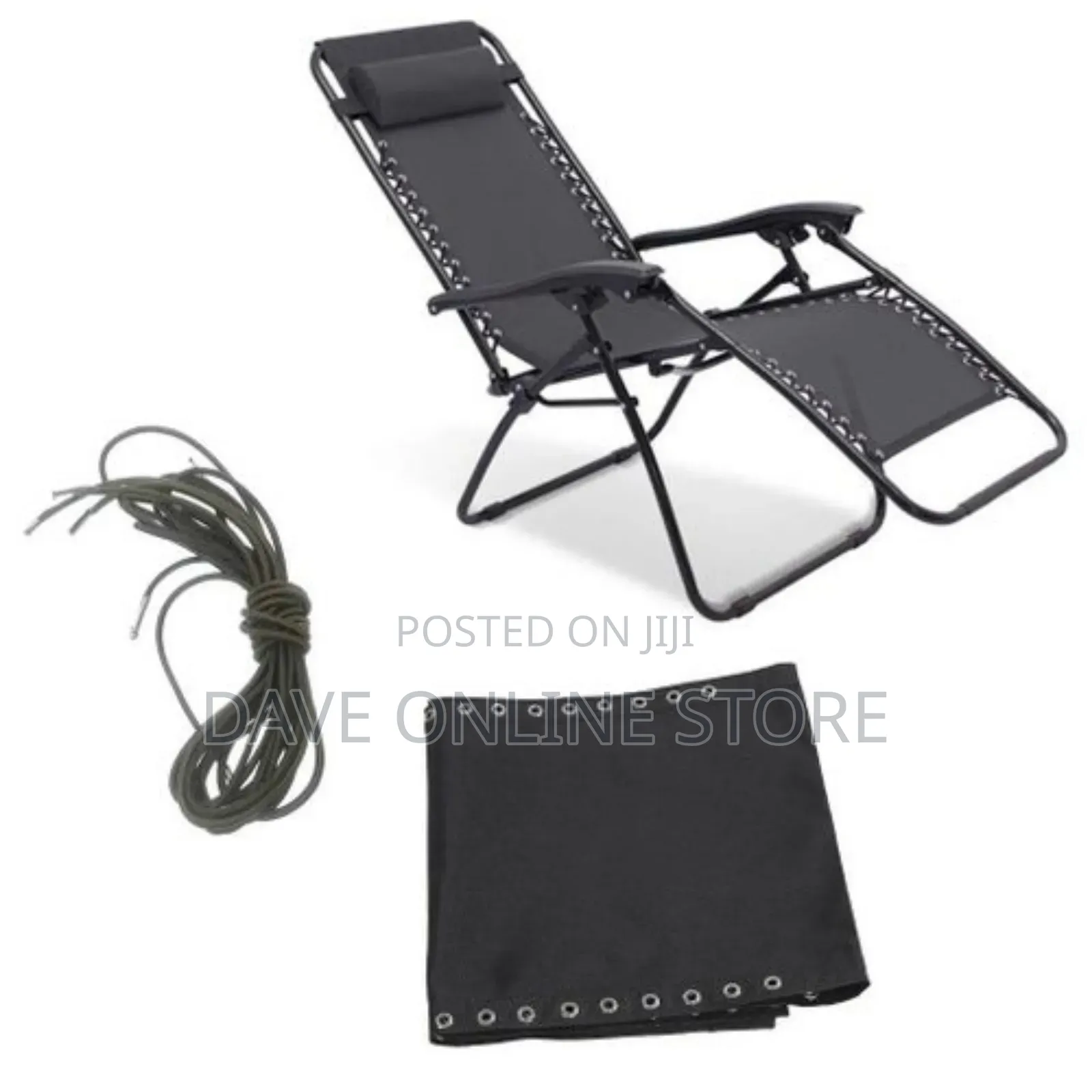 Outdoor Zero Gravity Lounge Chair With Ready Made Pouch Hole