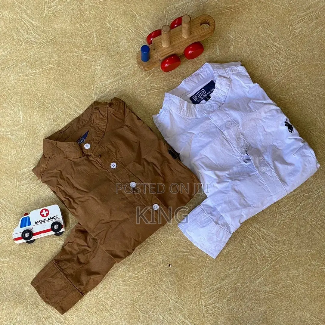 Half Colar Long Sleeved Polo Shirt
