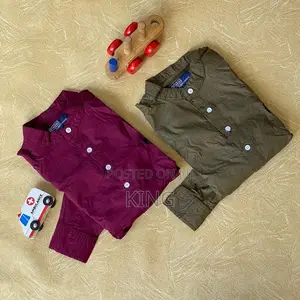 Half Colar Long Sleeved Polo Shirt