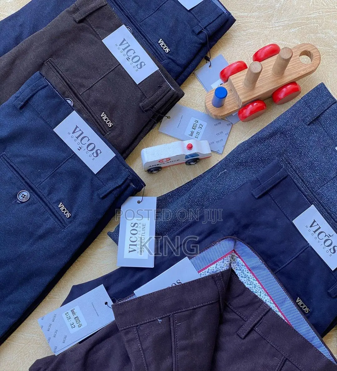 Original Fit Kaki Trousers.