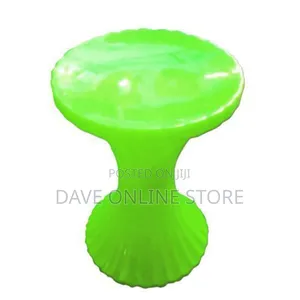Round Plastic Joint Chair - Green