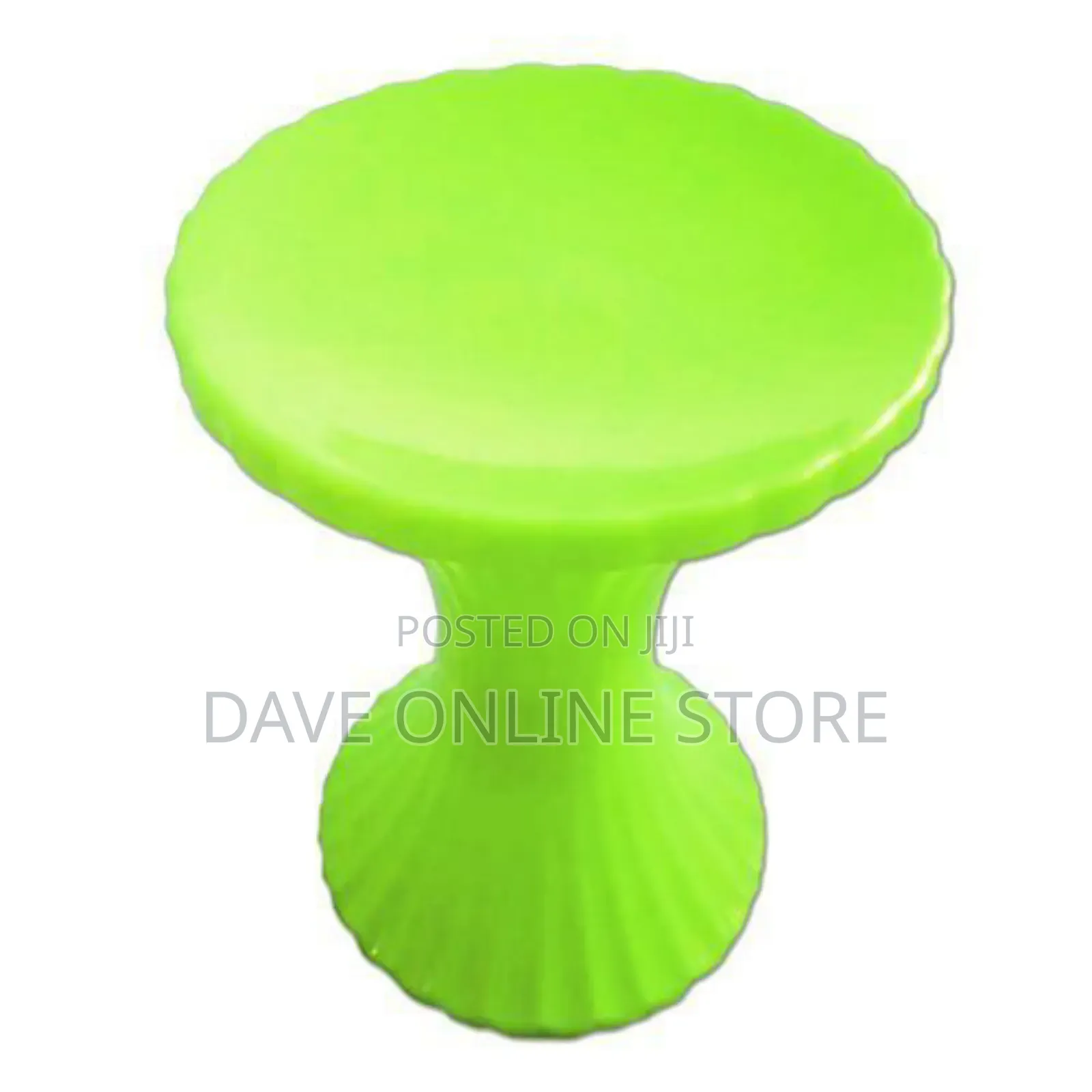 Round Plastic Joint Chair - Green