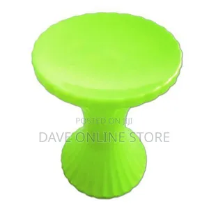 Round Plastic Joint Chair - Green