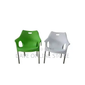 Portable Plastic Chair - Orange