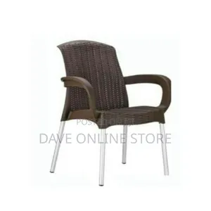 1 Plastic Chair - Brown