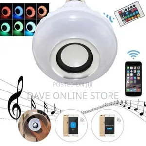 The Bluetooth Music Bulb White Multicolor
