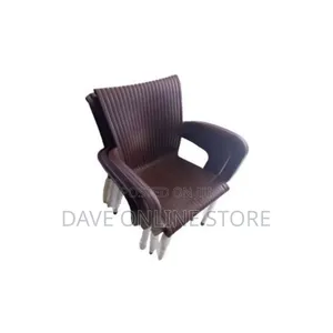 Plastic Comfortable Chair - Brown