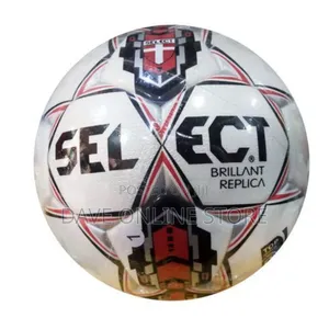 Select Brilliant Soccer Tubeless Ball -Red,White,Black