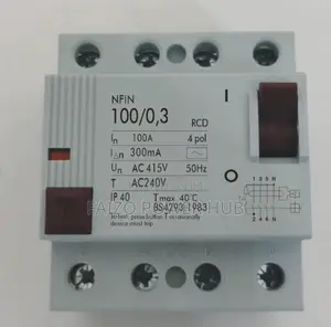 RCCB 63A 4pole 300ma Residual Current Circuit Breaker