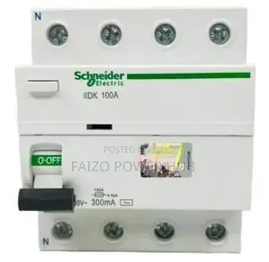 RCCB 63A 4pole 300ma Residual Current Circuit Breaker