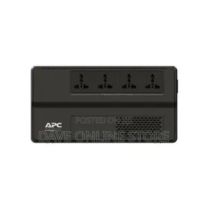 Apc Back UPS 650VA 230V AVR Universal Sockets - BLACK