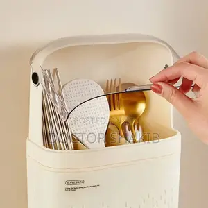 Wall Mount Kitchen Chopsticks Storage Cage Rack