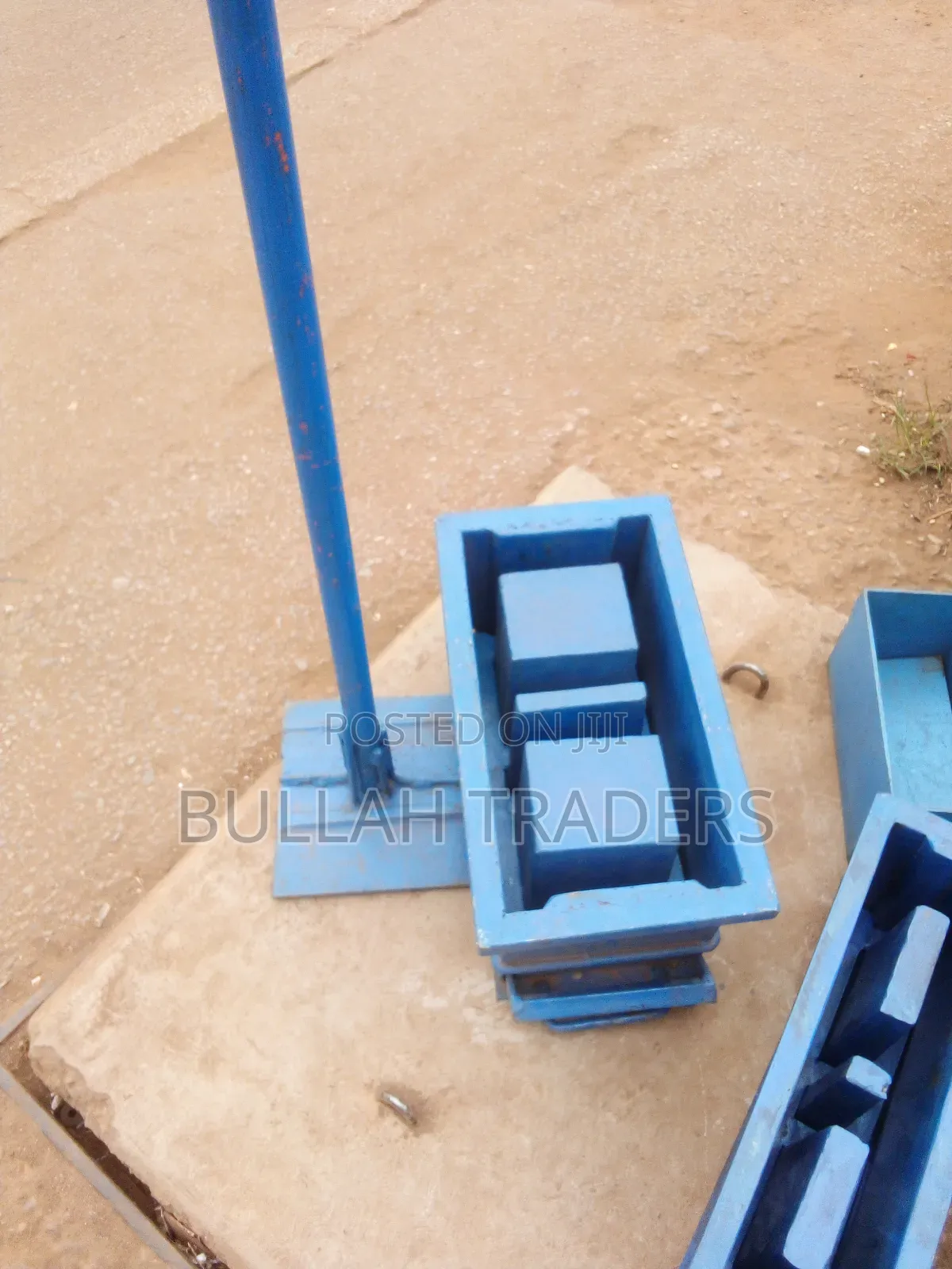 Block Mould Machine Single Manual With Stamp