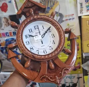 Anchor Wall Clock With Swinging Pendulum