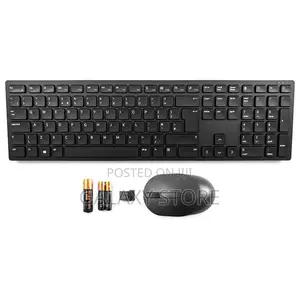 Dell Keyboard and Mouse Set - Wireless Combo With Battries