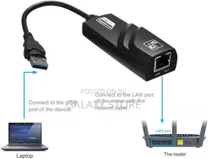 Ethernet Adapter Portable Usb 3.0 to Rj45 10/100 /1000 MBPS
