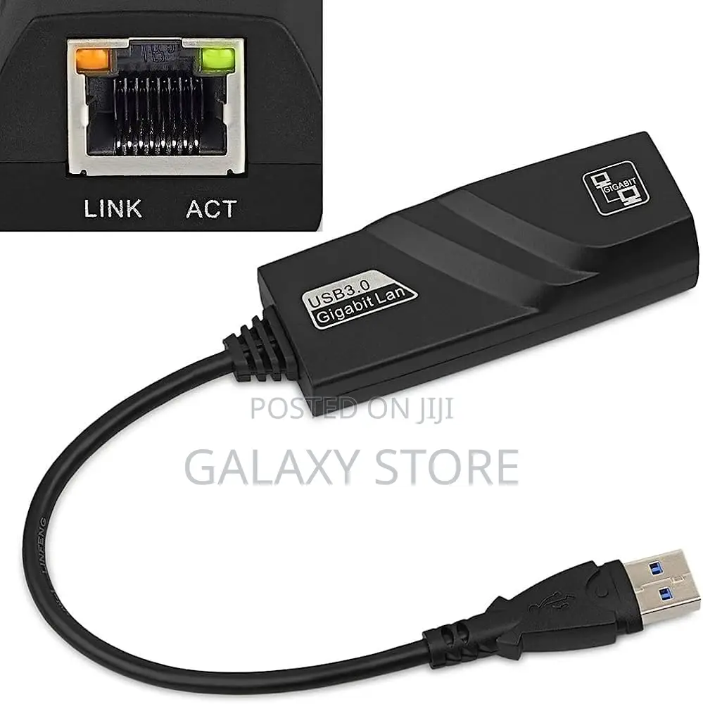 Ethernet Adapter Portable Usb 3.0 to Rj45 10/100 /1000 MBPS