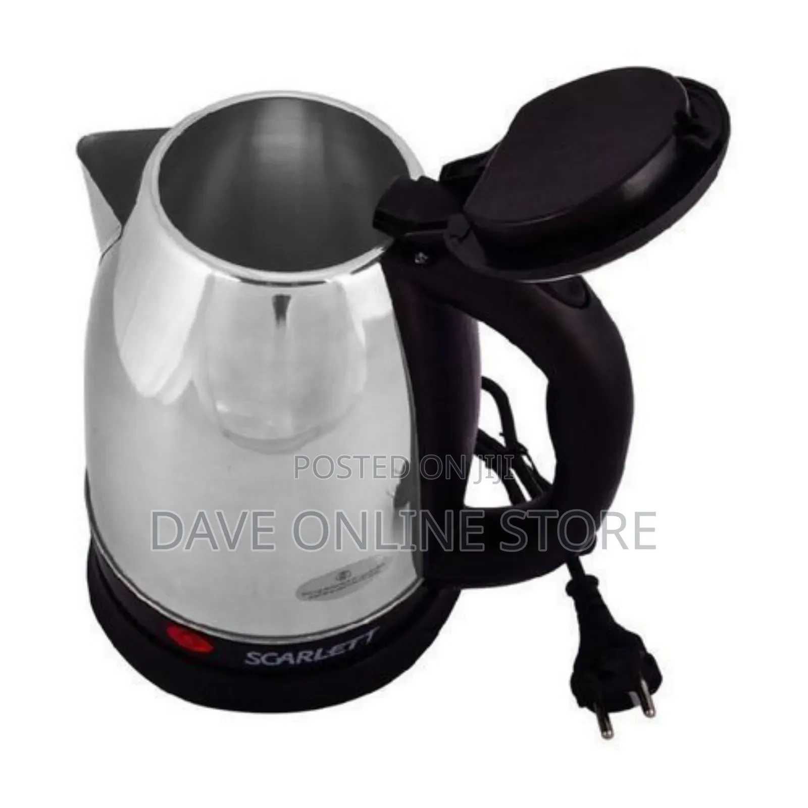 Scarlet Electric Kettle- 2 Litres - Silver,Black